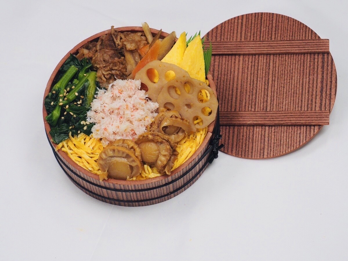蟹とホタテの釜めし